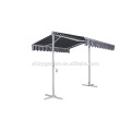 Doubl Sided Manual Retractable Free Standing Two-side Waterproof Retractable Awning